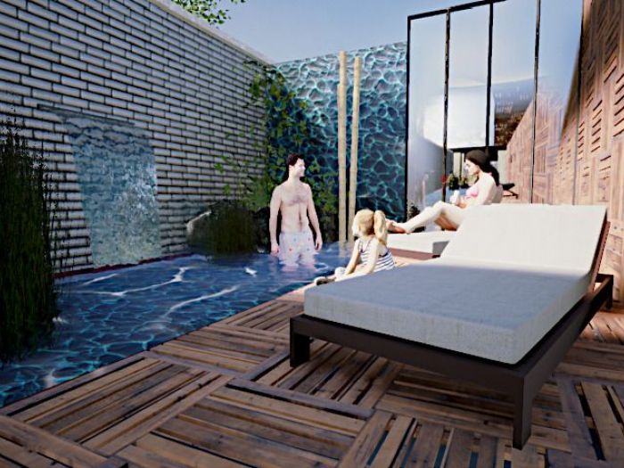 Archisio - Ostuni Giuseppe Pietro - Progetto Camera con piscina allaperto