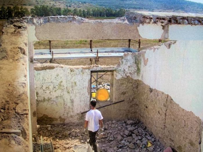 Archisio - Sandra Scanu - Progetto prima dellintervento - ristrutturazione di una struttura adibita ad abitazione