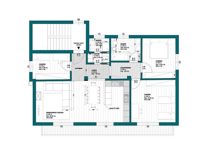 Archisio - Marco Venosta - Progetto Ristrutturazione appartamento