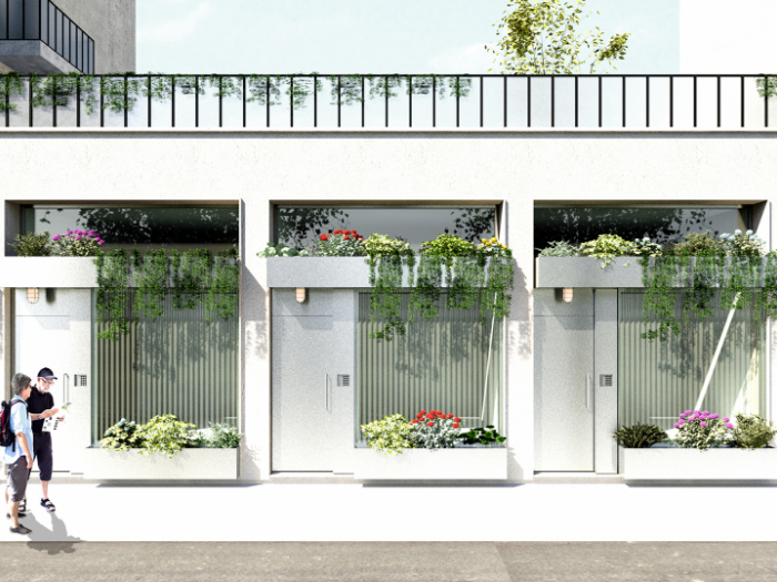 Archisio - Noname Studio - Progetto San siro street hotel