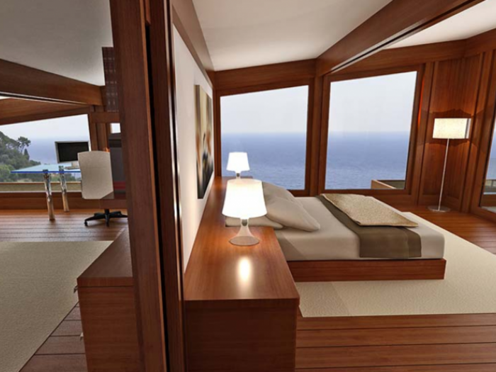 Archisio - Pagano - Progetto Villa in legno costa azzurra