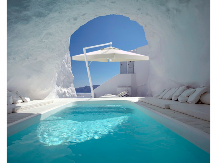 Archisio - Tende Nico Design - Progetto Progetti ombrelloni a braccio laterale