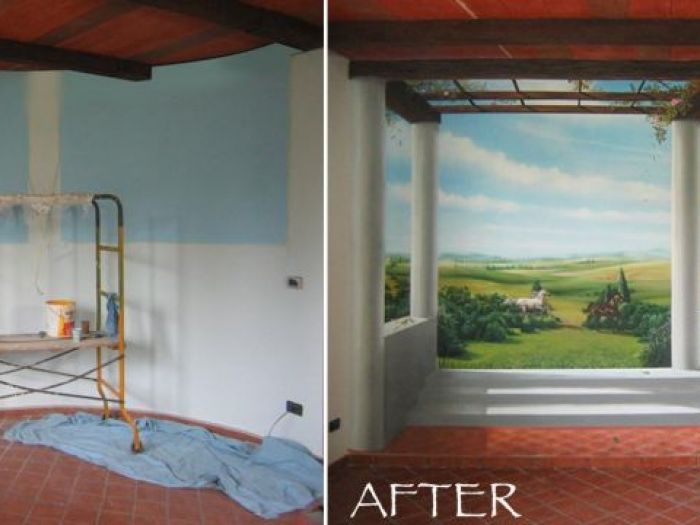 Archisio - Elena Lisa Colombo - Progetto Decorazioni e dipinti murali e trompe loeil