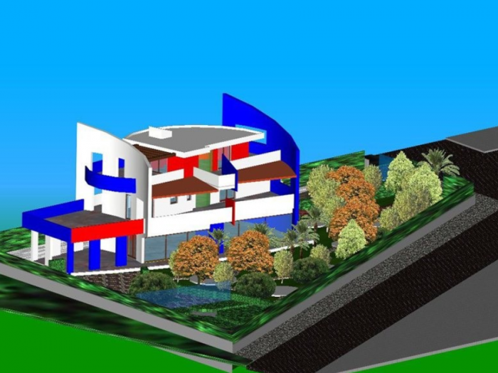 Archisio - Domenico Morolla - Progetto Progetto di scuola materna con annessa abitazione