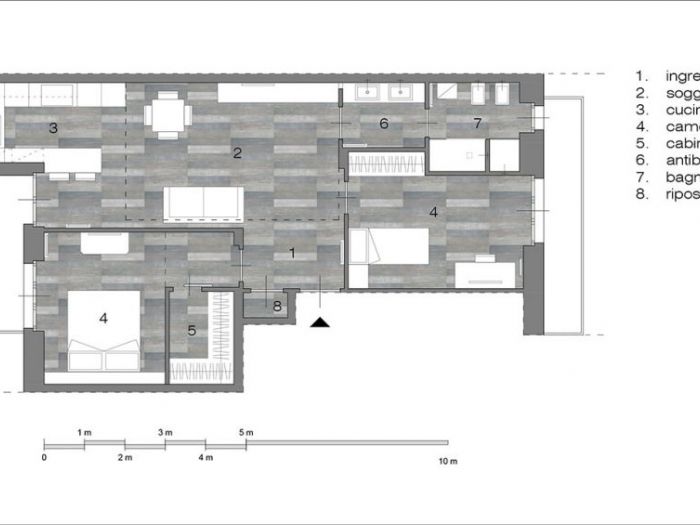 Archisio - Studio Di Architettura Mamino - Progetto Ristrutturazione appartamento bra 2