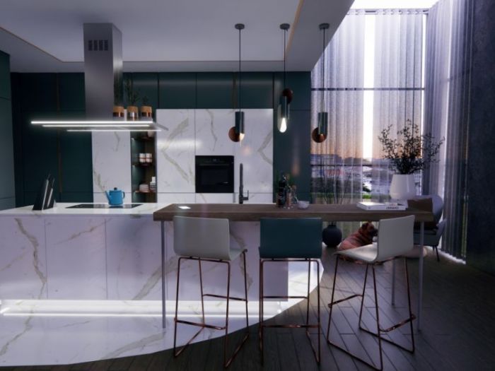 Archisio - Federica Mandato - Progetto Progetto cucina abitabile