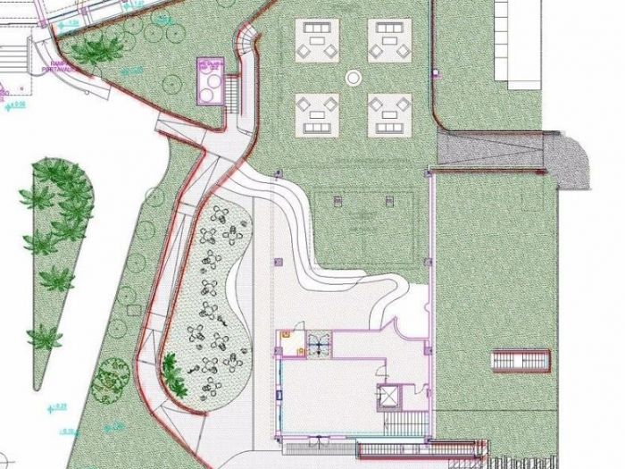 Archisio - Marcello Cal - Progetto Hotel da vinci milano progetto degli esterni del centro congressi hotel da vinci