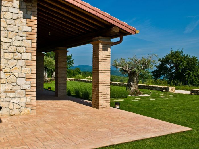 Archisio - Larte Del Cotto Di Bartoccini Federico - Progetto Pavimenti e rivestimenti in un casolare umbro