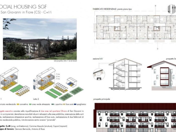 Archisio - Gennaro Bernardo - Progetto Social housing sgf