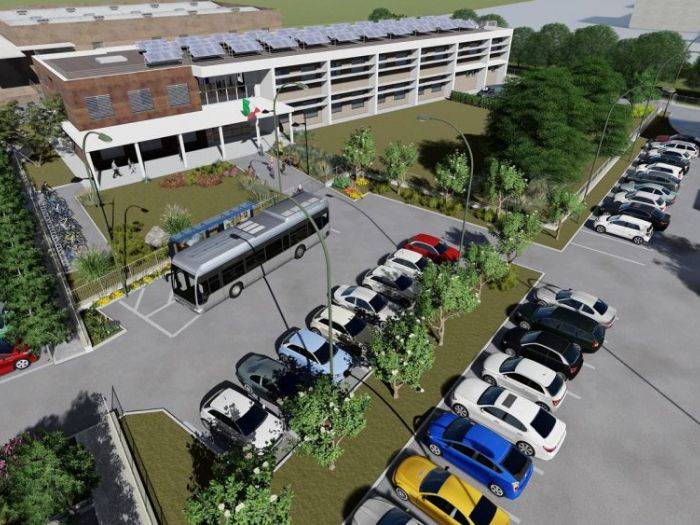 Archisio - Andrea Pontoglio - Progetto Progetto preliminare nuovo polo scolastico di bornato