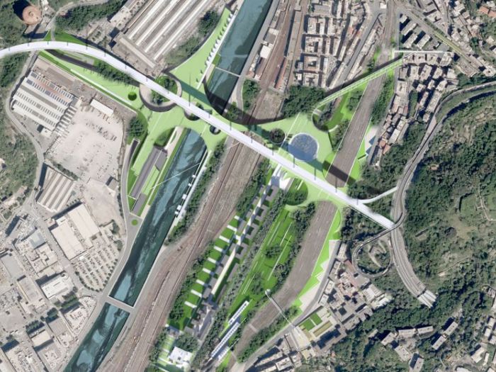 Archisio - Arco Associati Studio Di Architettura E Ingegneria srl - Progetto Il parco del ponte a genova