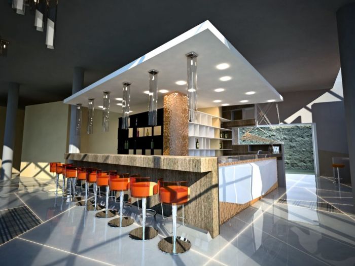 Archisio - Studio Seritti - Progetto River champagne bar 2014