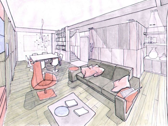 Archisio - Giorgio Mauro - Progetto Ristrutturazione attico con mansarda