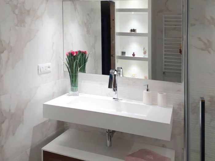 Archisio - Mani Srl Ristrutturazini - Progetto Ristrutturazione bagno roma nuovo salario