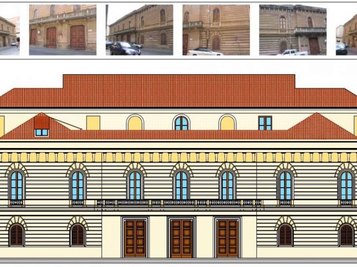 Archisio - Tiziana Decaria - Progetto Palazzo gagliardide riso riqualificazione piano terra
