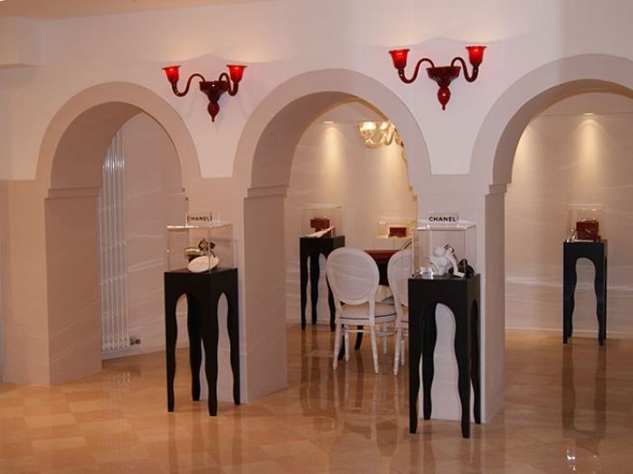 Archisio - Falegnameria Franciacorta Snc - Progetto 8 ottica e gioielleria - arredamento ottica