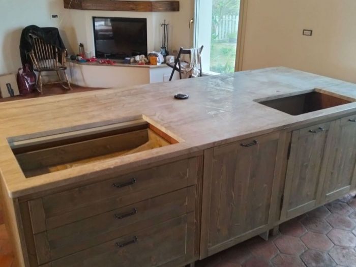 Archisio - Sadepa Marmi - Progetto Top cucina daino