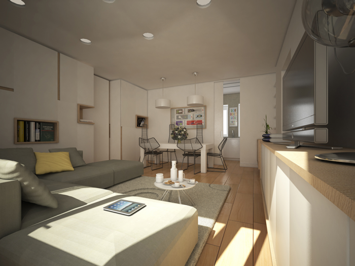 Archisio - Mint Studio Associato Di Architettura - Progetto Appartamento cg roma