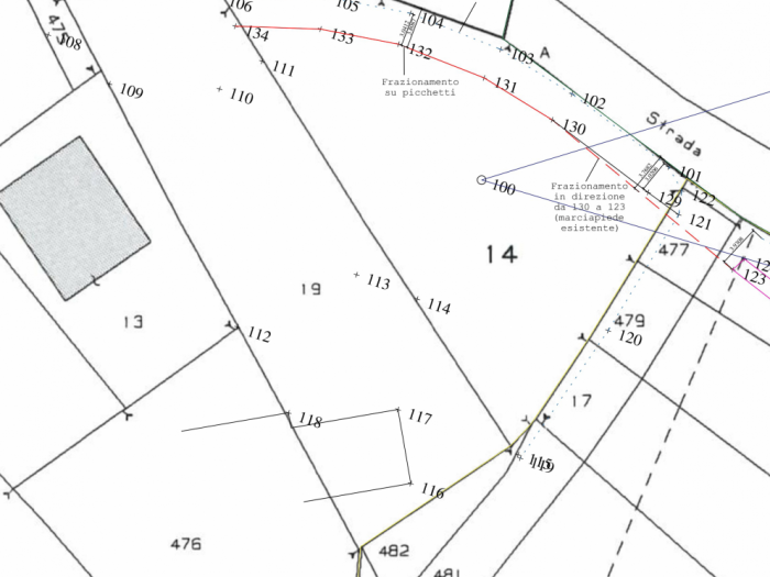 Archisio - Geometra Rinaldi Luca - Progetto Frazionamento di terreno