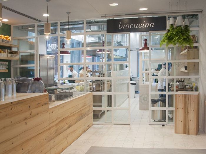 Archisio - Ingrid Fontanili - Progetto Ristorante bio It - progetto architettonico e dinterni