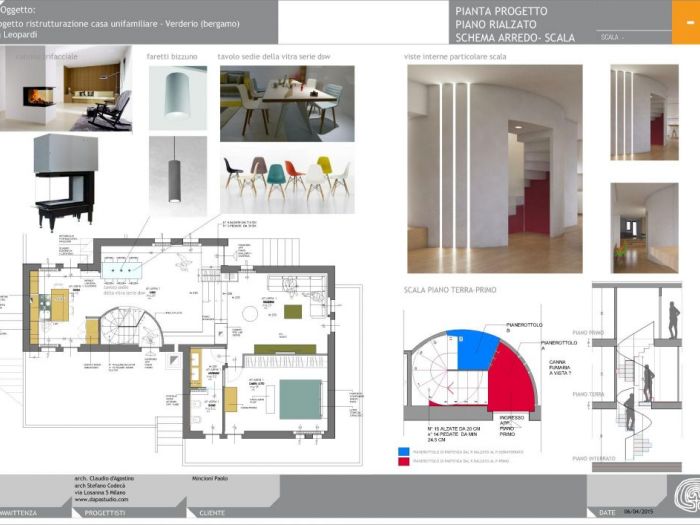 Archisio - Claudio Dagostino - Progetto Progettazione interior design di una casa residenziale