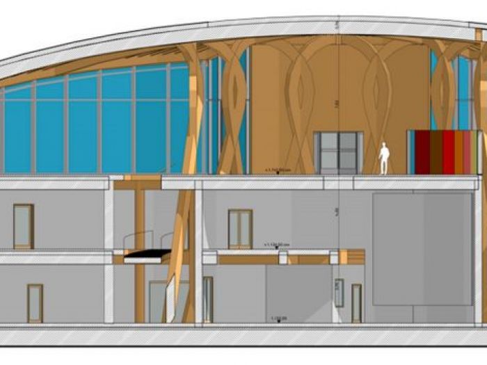 Archisio - Alfieri Architecture - Progetto Un museo unico in legno