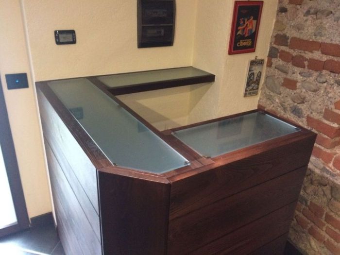 Archisio - Magnolialab - Progetto Mobili in legno masselo