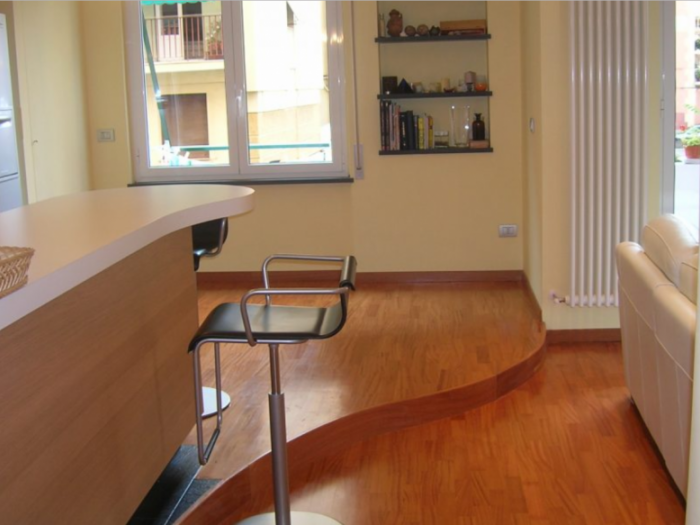 Archisio - Impresa Edile Baldini srl - Progetto Appartamento san fruttuoso genova zona giorno