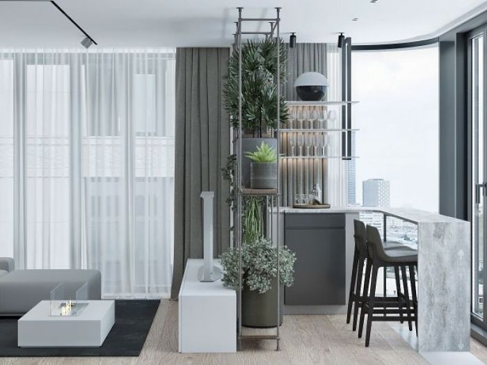 Archisio - Denis Igorevich Yurov - Progetto Appartamento per una giovane ragazza