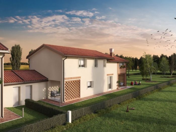 Archisio - Stefano Bassan By Architettidomicilio - Progetto Econtrada santambrogio per 4 abitazioni a schiera