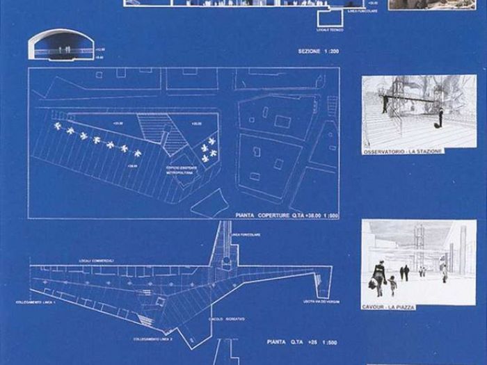 Archisio - Fabio Postani - Progetto Concorso nazionale risalire la citt - premio schindler napoli e i suoi musei