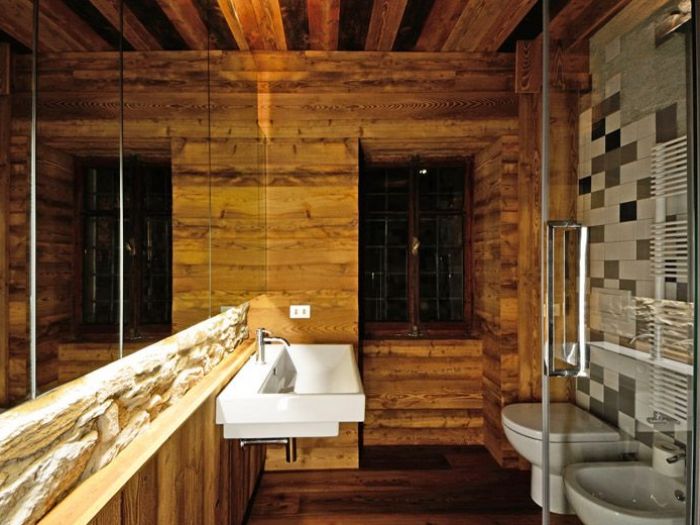Archisio - Arco Associati Studio Di Architettura E Ingegneria srl - Progetto Legno e pietra recupero e ricostruzione di un antico chalet a gressoney
