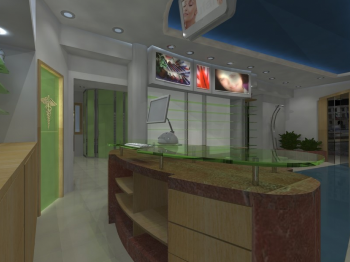 Archisio - Tecnocad Service - Progetto Rendering farmacia