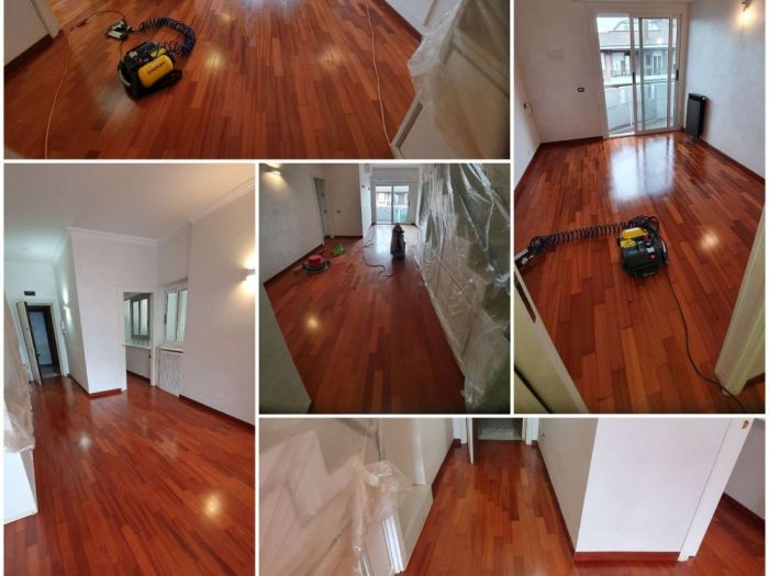 Archisio - Parquettista Roma - Progetto Restauro parquet massello con levigatura e verniciatura