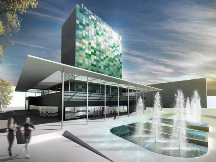 Archisio - B P Architetti - Progetto Hotel tirana international