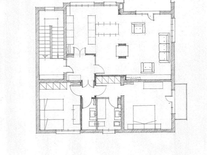 Archisio - Cofra Architettura Design Innovazione - Progetto Ristrutturazione di un appartamento in un edificio bifamiliare