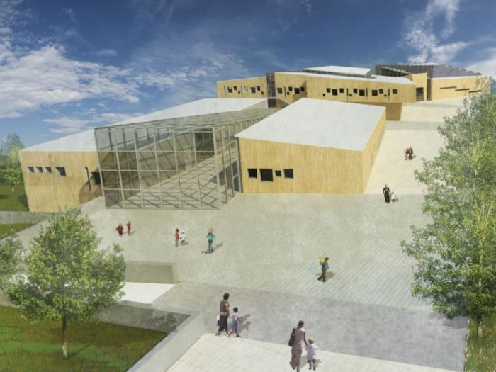 Archisio - Studio Gianluca Centurani - Progetto Lotto a polo scolastico