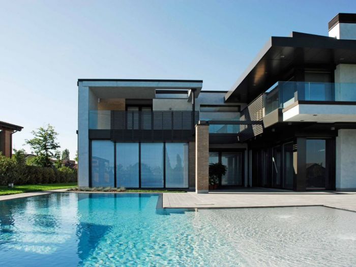 Archisio - Monia Alberici - Progetto Villa con piscina