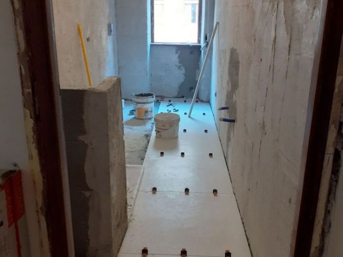 Archisio - Mani Srl Ristrutturazini - Progetto Ristrutturazione zone servizi appartamento roma zona montagnola