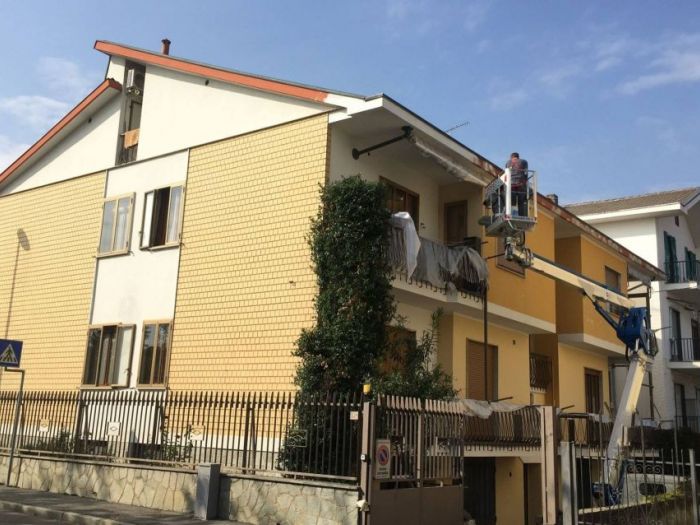 Archisio - Angelo Edilizia Generale - Progetto Opere di restauro e risanamento conservativo delle facciate impermeabilizzazione cornicione e decorazione scala