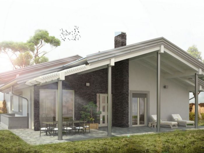 Archisio - Cesare Rossi - Progetto Villa residenziale bioarchitettura mi