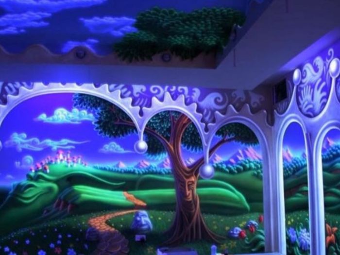 Archisio - Tutto Tetto Di Shein Vitaliy - Progetto Pareti e soffitti per bambini in 3d fluorescenti