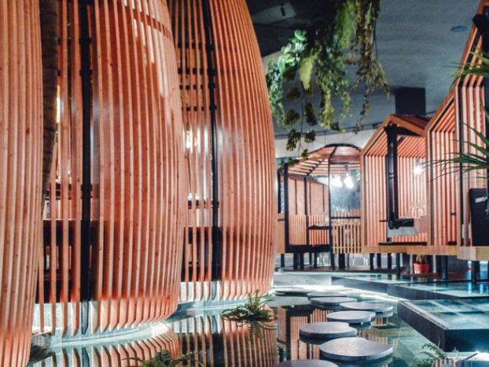 Archisio - Forme Dacqua - Progetto Fontane da interno - ristorante sushizero