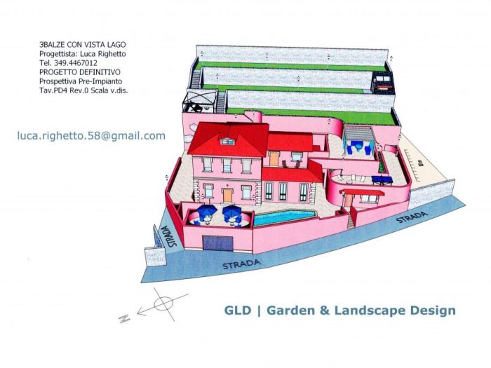 Archisio - Luca Righetto - Progetto Progettazione giardini Lazzurra lontananza