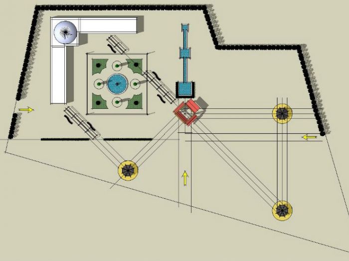 Archisio - Studio Di Architettura Mannelli - Progetto Ristrutturazione giardino presso la moschea di yedikule istanbul turkey