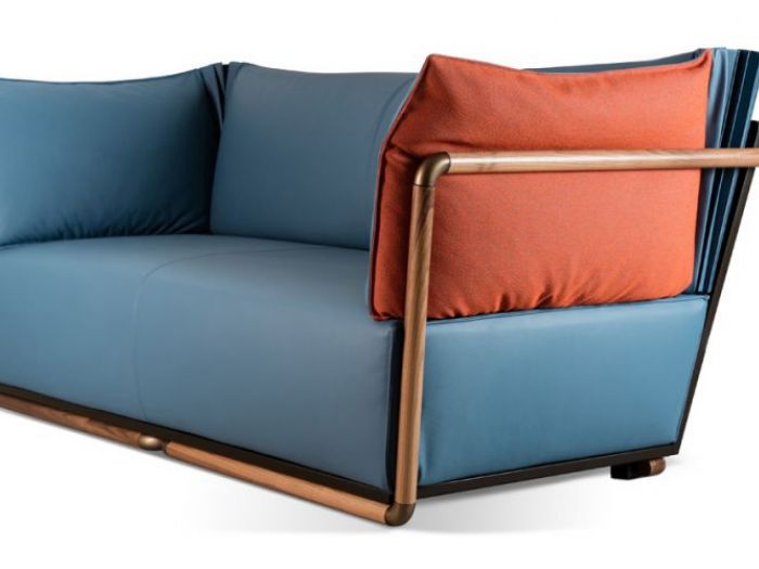 Archisio - Caf Meticcio Studio Dedign - Progetto Divano blu per adele-c
