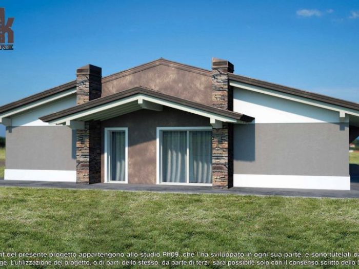 Archisio - Studio Di Progettazione Ph09 - Progetto Bifamiliare rock