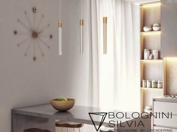 Archisio - Bolognini Silvia - Progetto Visualizzazione per ristrutturazione appartamento bologna