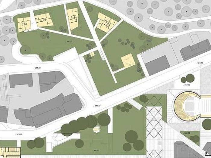 Archisio - Studio Bugna - Progetto Nuovo teatro e complesso di Via ravasi - varese