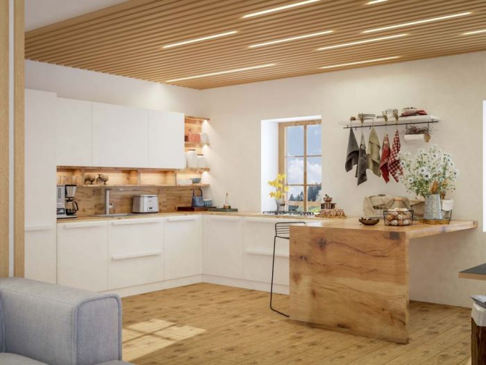 Archisio - Matteo De Stefano - Progetto Soggiorno e cucina